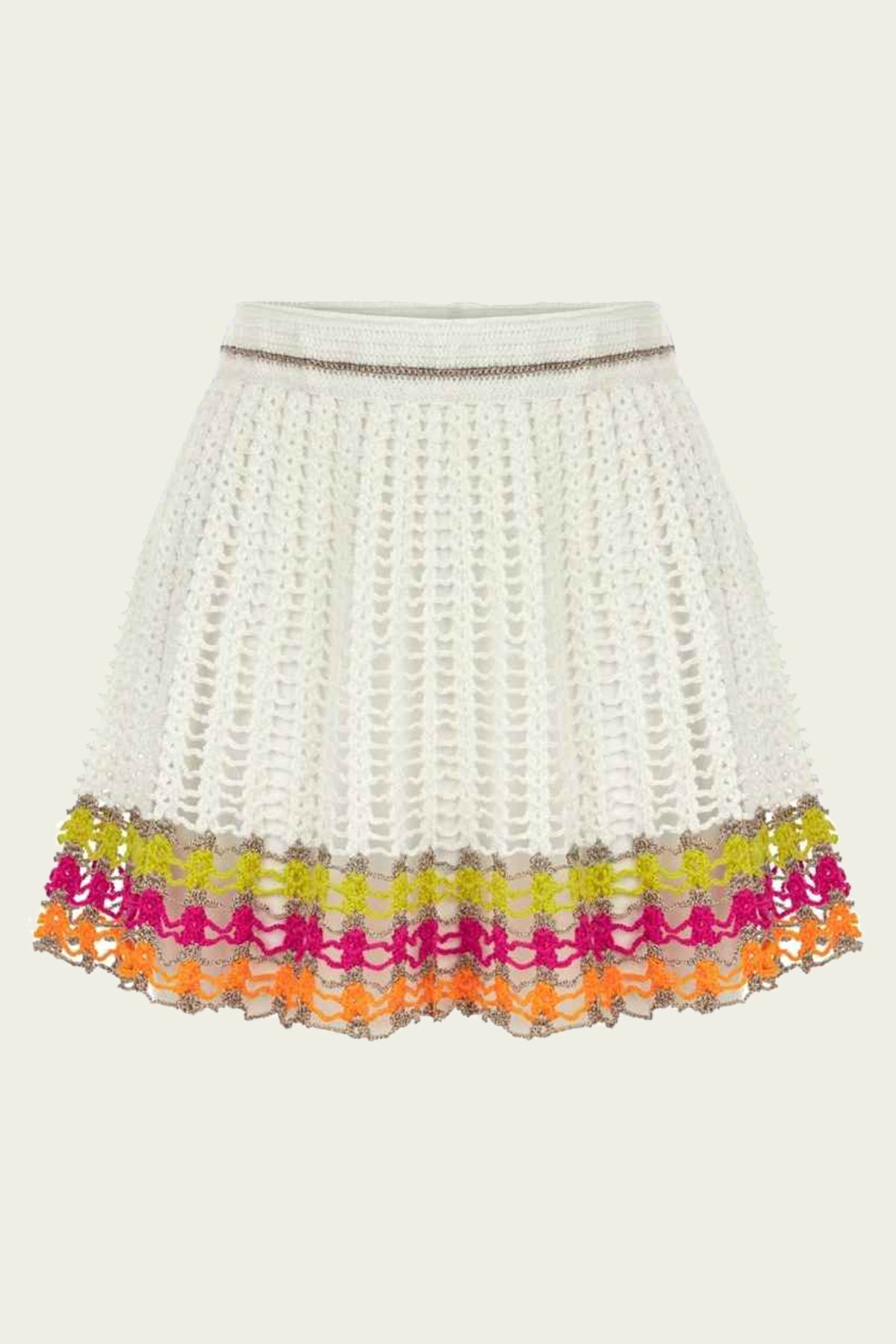 Lollipop Hand-Crochet Skirt in Multi - shop-olivia.com