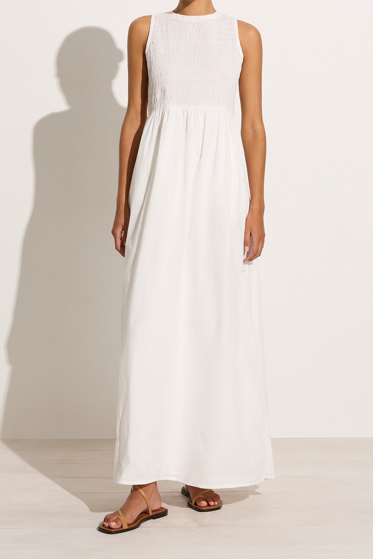 Luca Midi Dress in White - shop-olivia.com