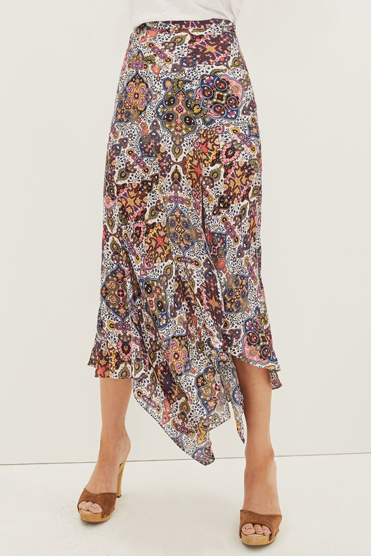 Mac Tapestry-Print Skirt in Multi - shop-olivia.com