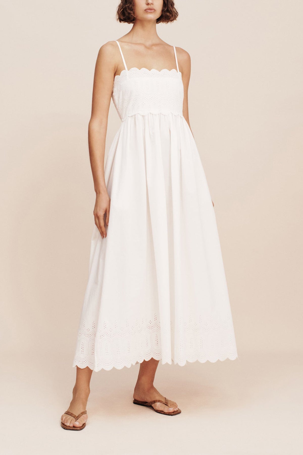 Maisie Dress in Vintage White - shop-olivia.com