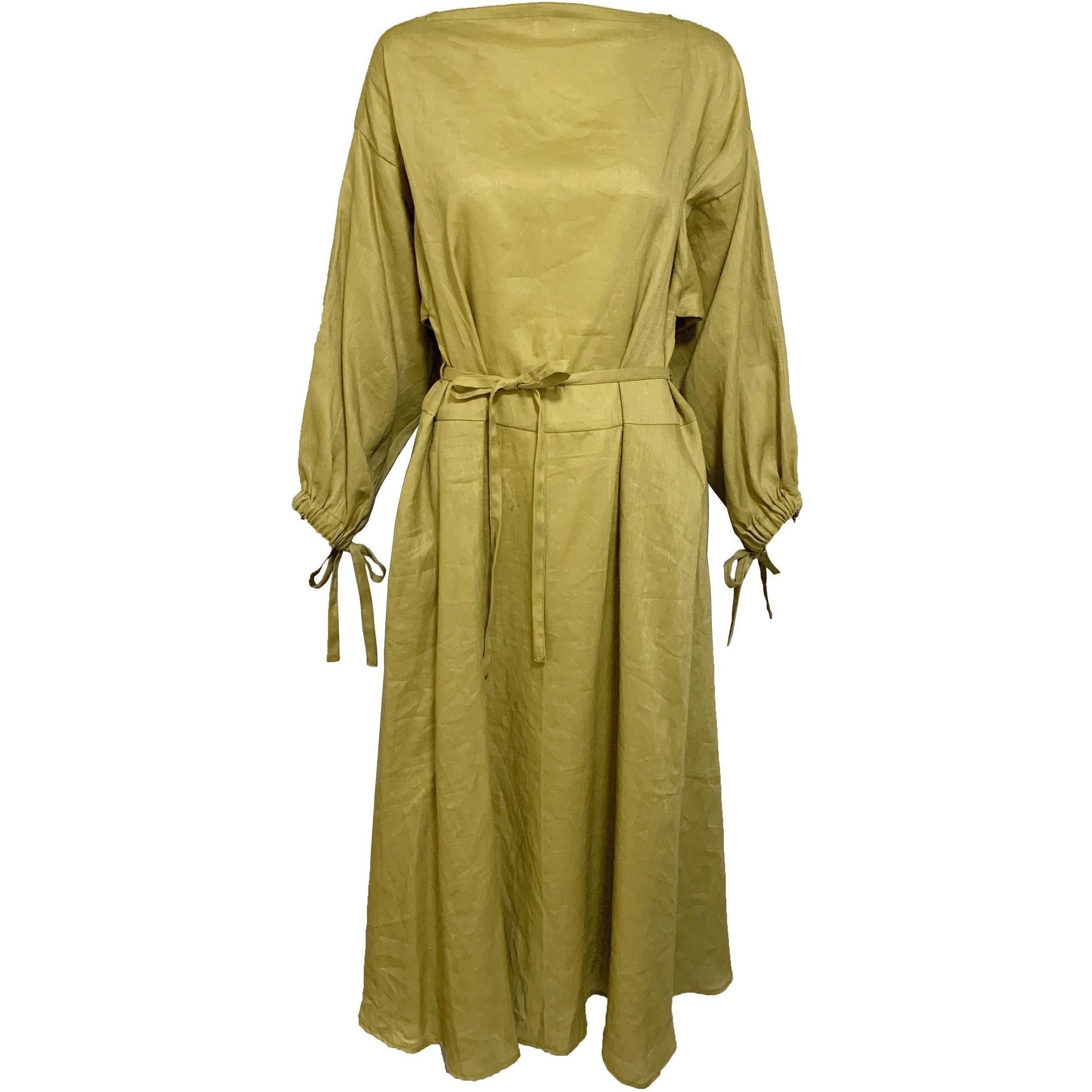 Mari Long Dress Olive - shop-olivia.com