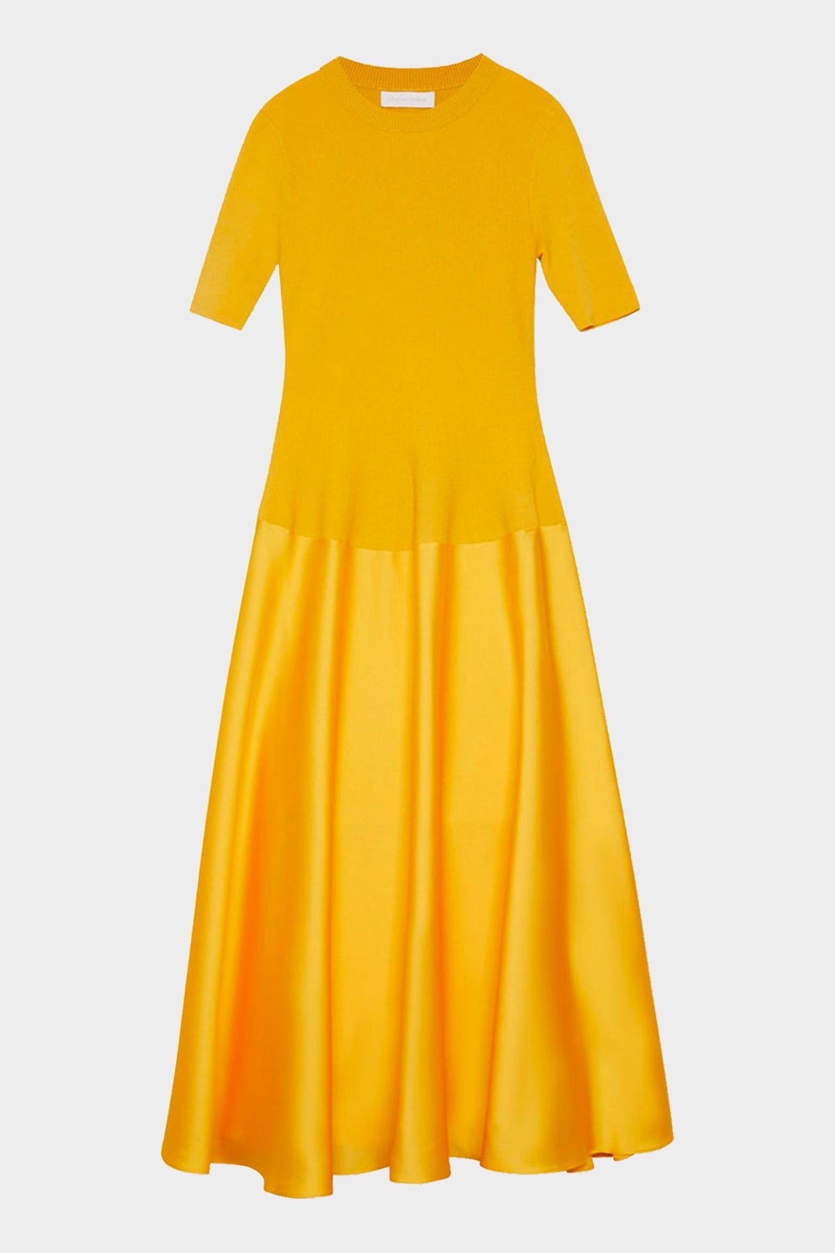 Marionne Midi Dress in Goldenrod - shop-olivia.com