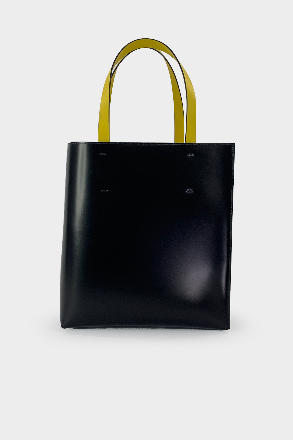 Black Museo Leather Bag with Pocket