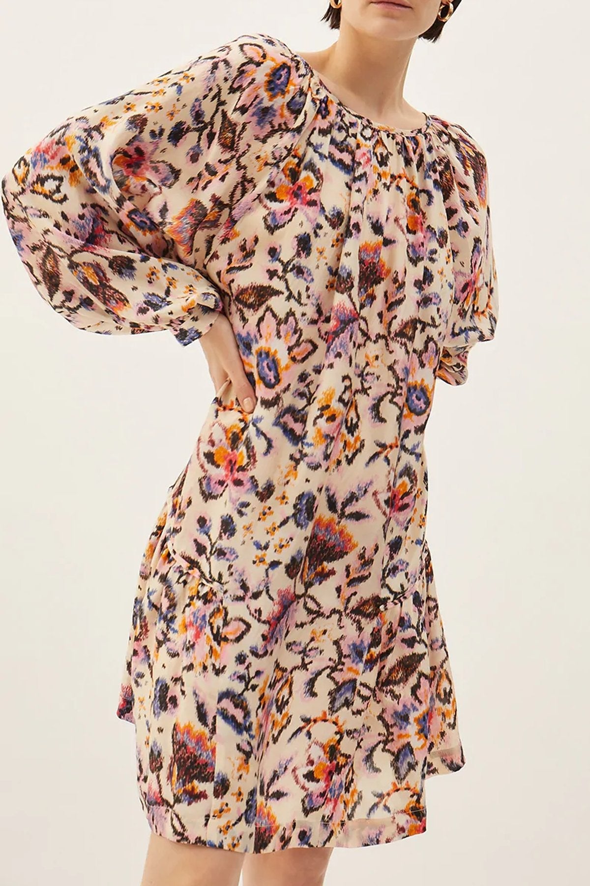 Mataro Pia Short Dress in Mix 2 - shop-olivia.com