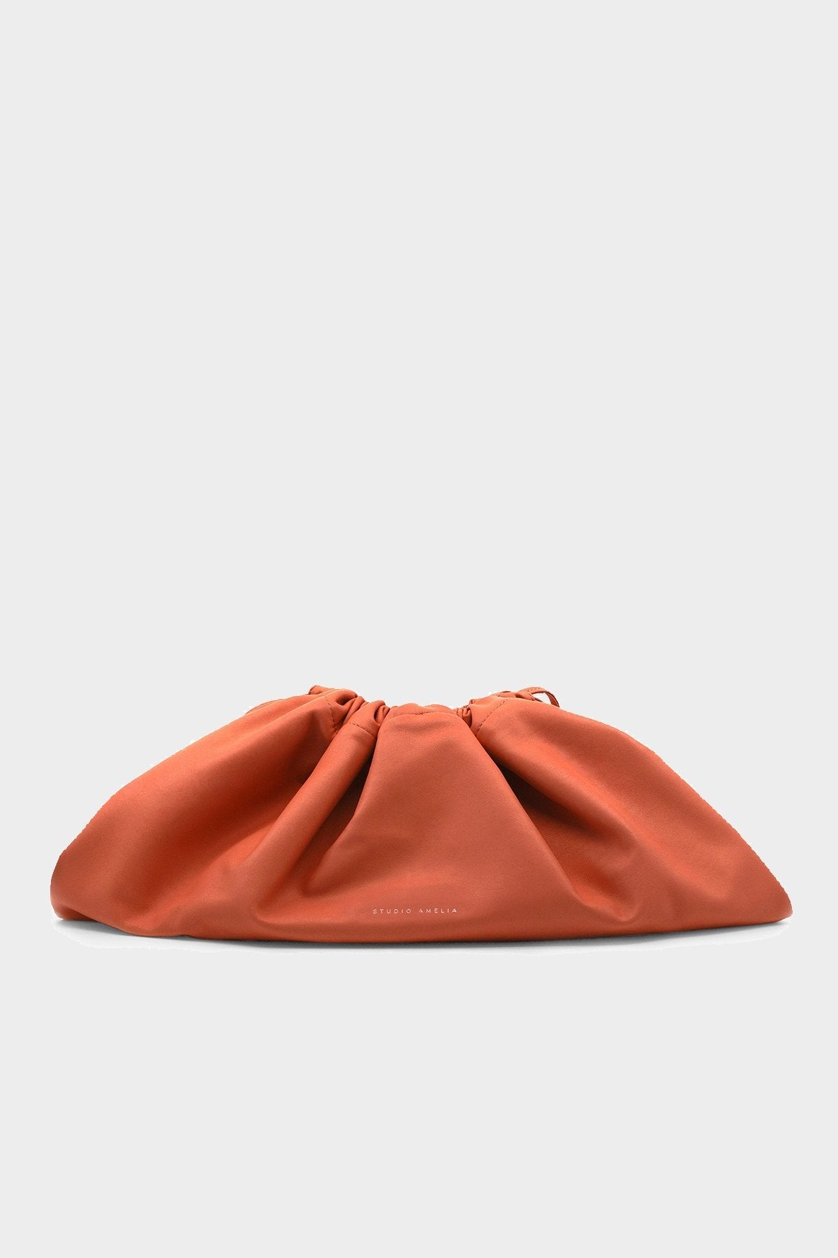 Maxi Drawstring Bag in Terracotta - shop-olivia.com