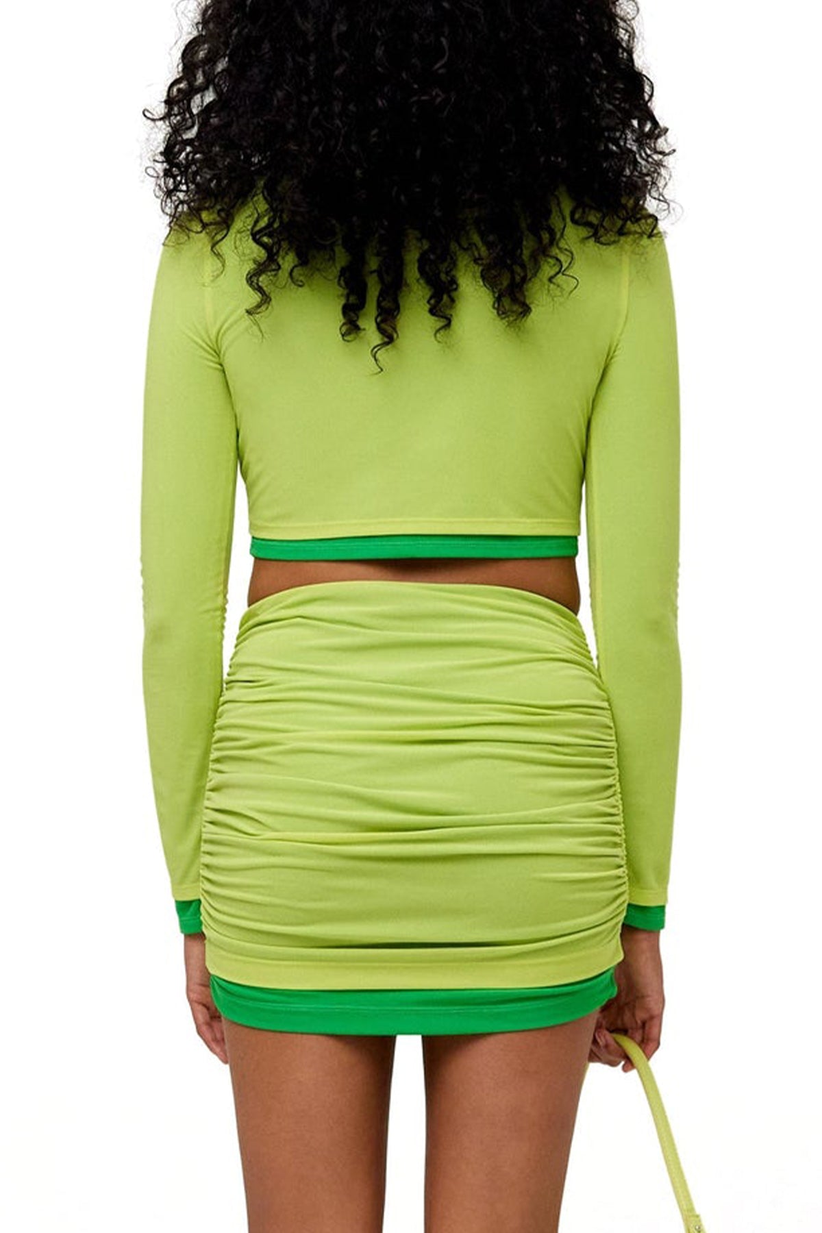 Mesh Mimsy Top in Lime - shop-olivia.com