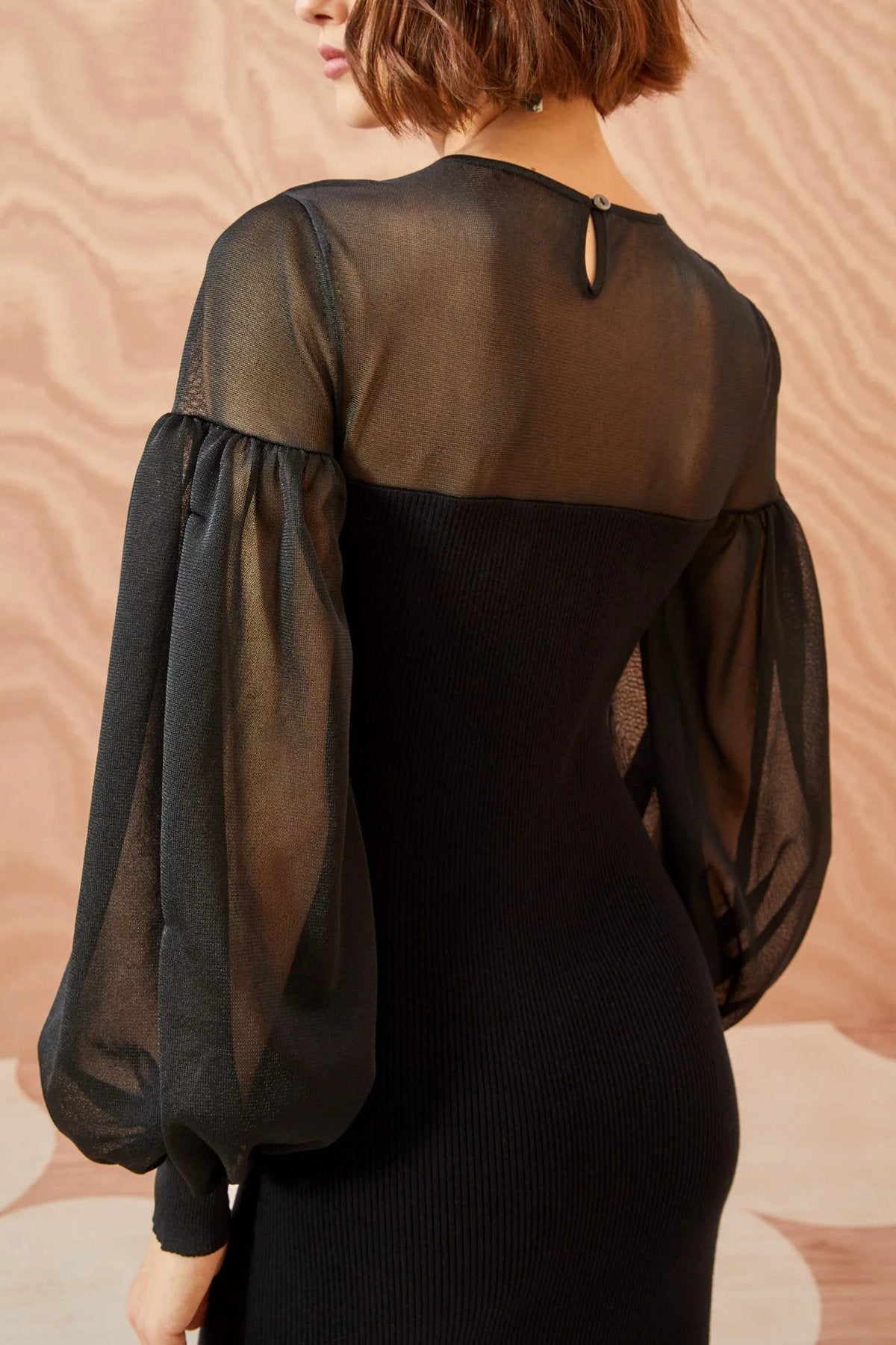 Milla Dress in Noir - shop-olivia.com