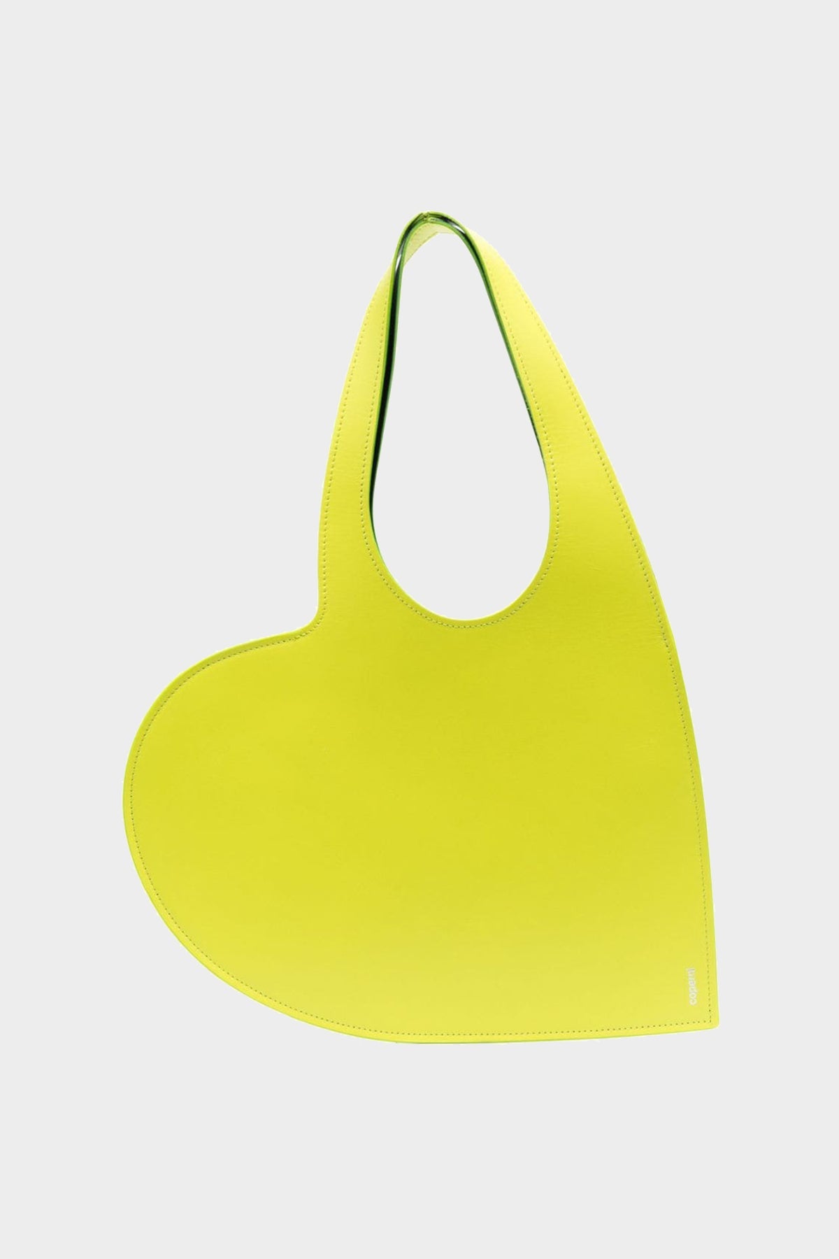 Mini Heart Tote Bag in Lime - shop-olivia.com