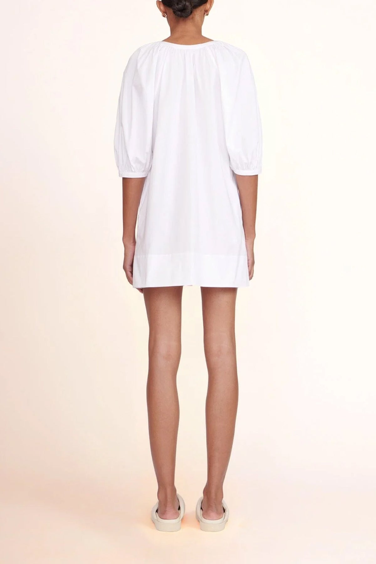 Mini Vincent Dress in White - shop-olivia.com