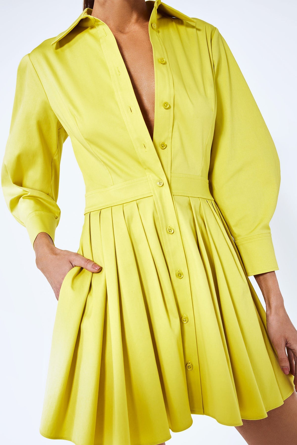 Mirielle Dress in Yellow - shop-olivia.com