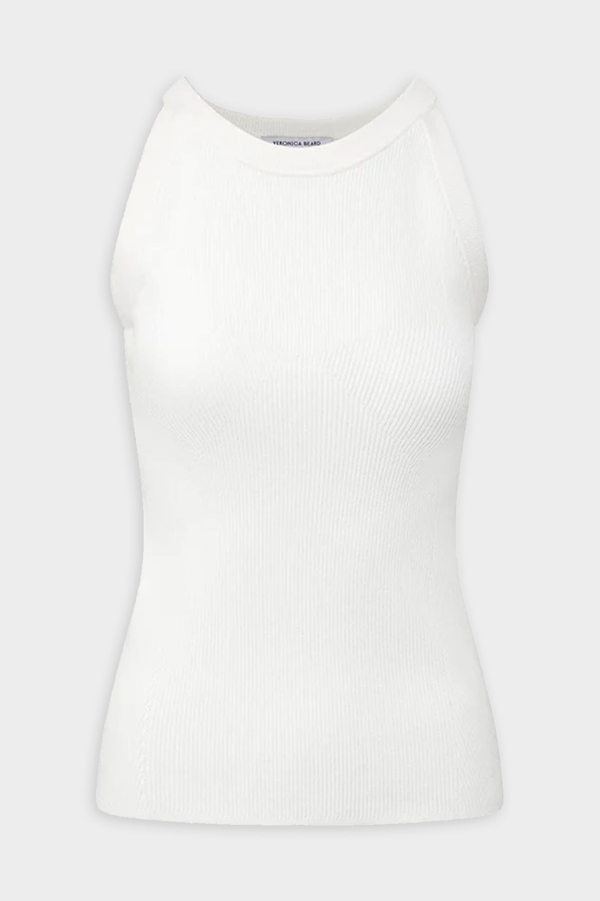 Moulin Ribbed-Knit Top in Off White - shop-olivia.com
