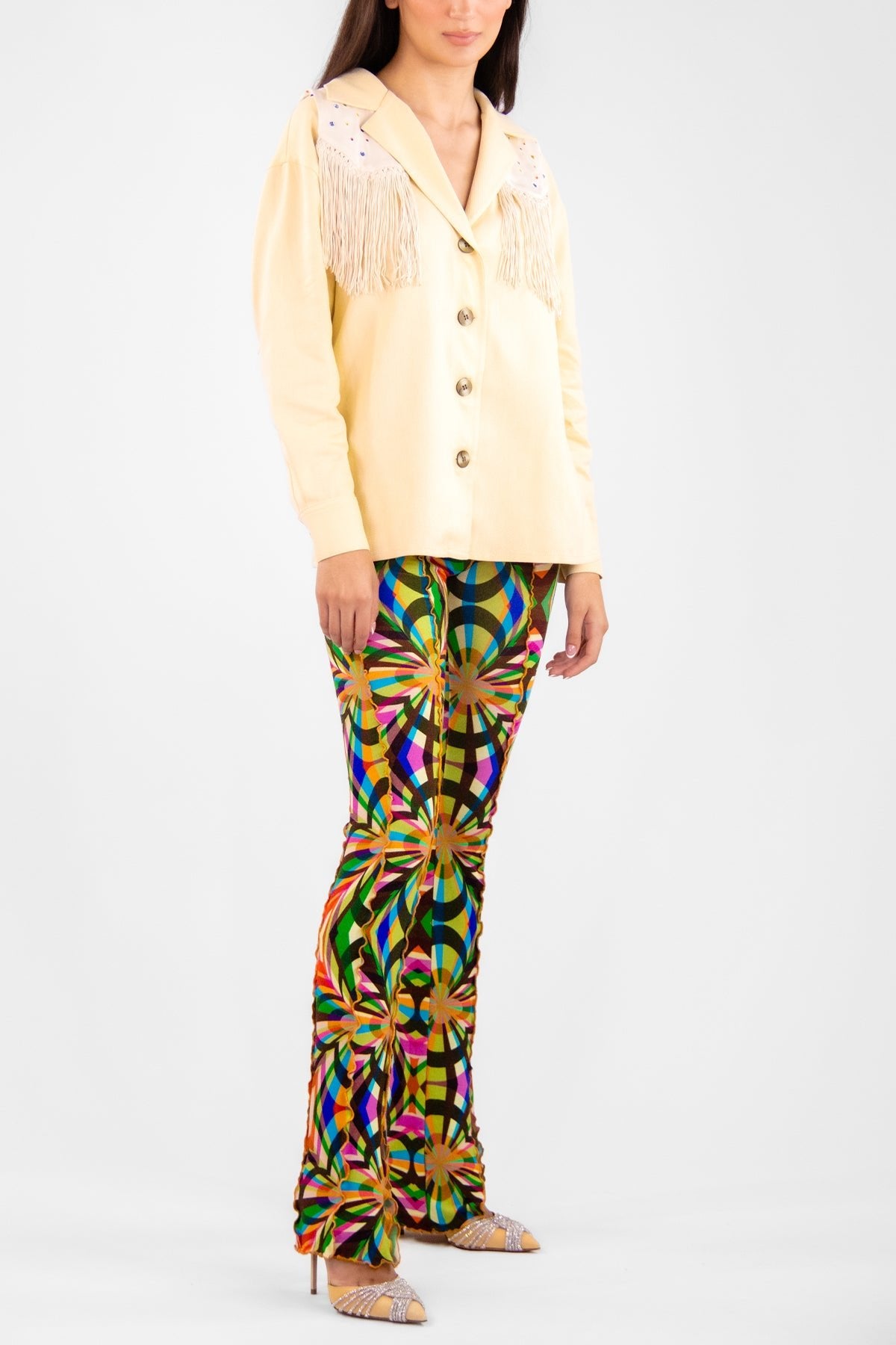 Mult Kaleidoscope Knit Pants in Multi