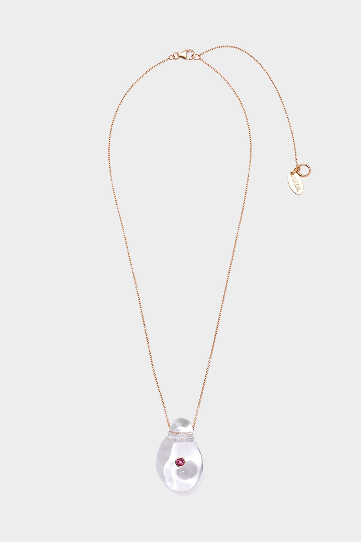 Muse Pendant Necklace in Clear - shop-olivia.com