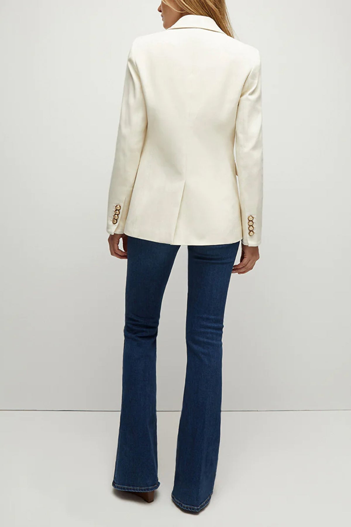 Naira Dickey Jacket in Ecru - shop-olivia.com