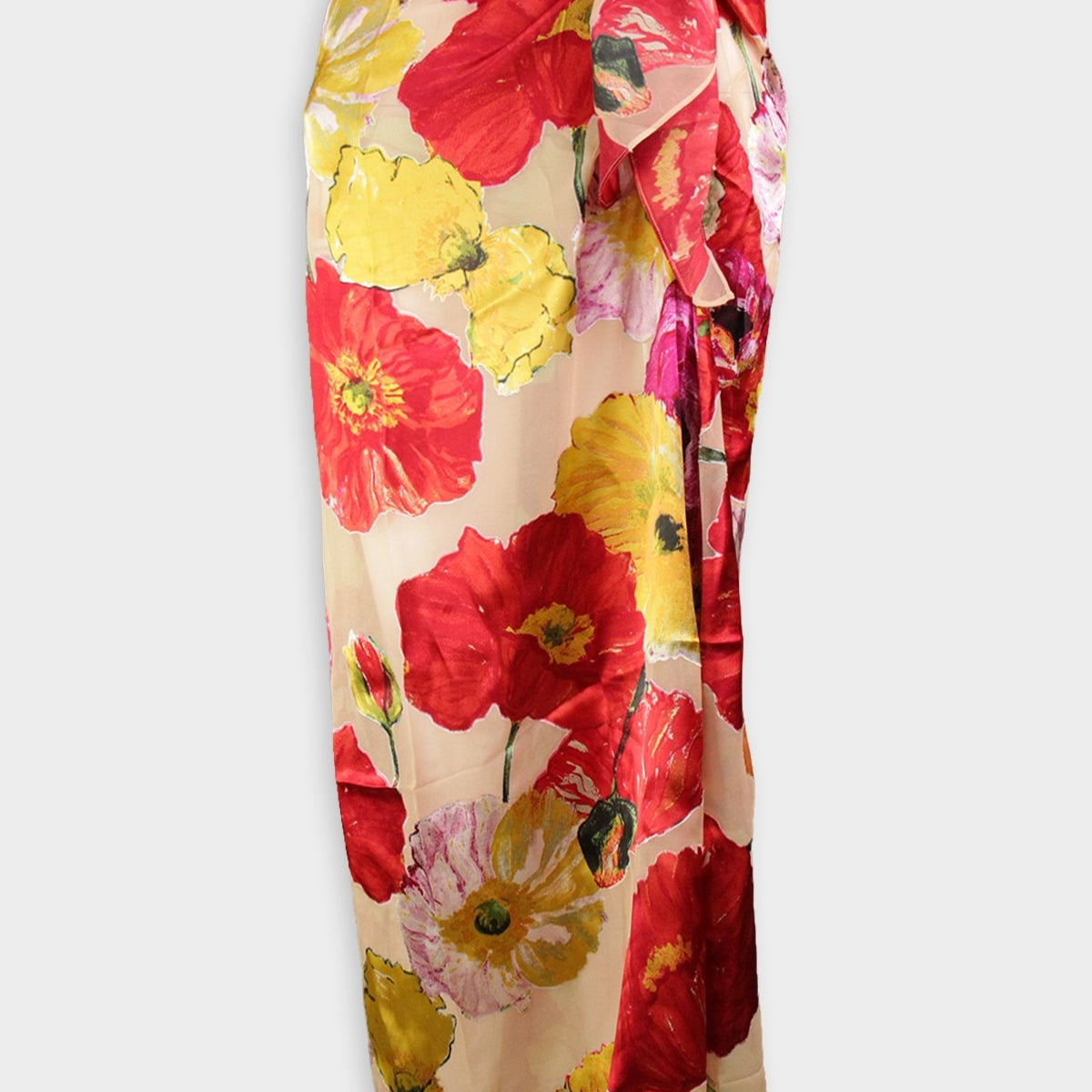 Floral skirt clearance cover up