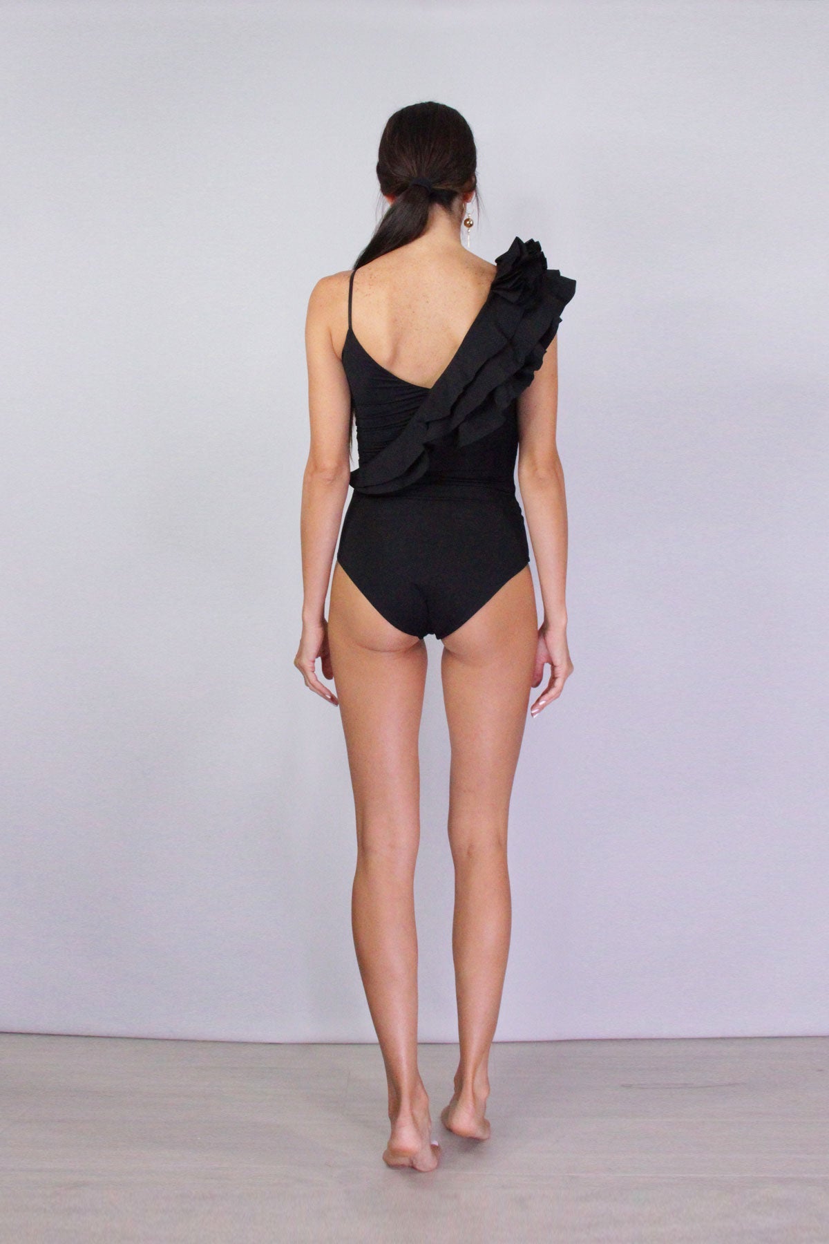 Noor One-Piece Swimsuit in Black - shop-olivia.com