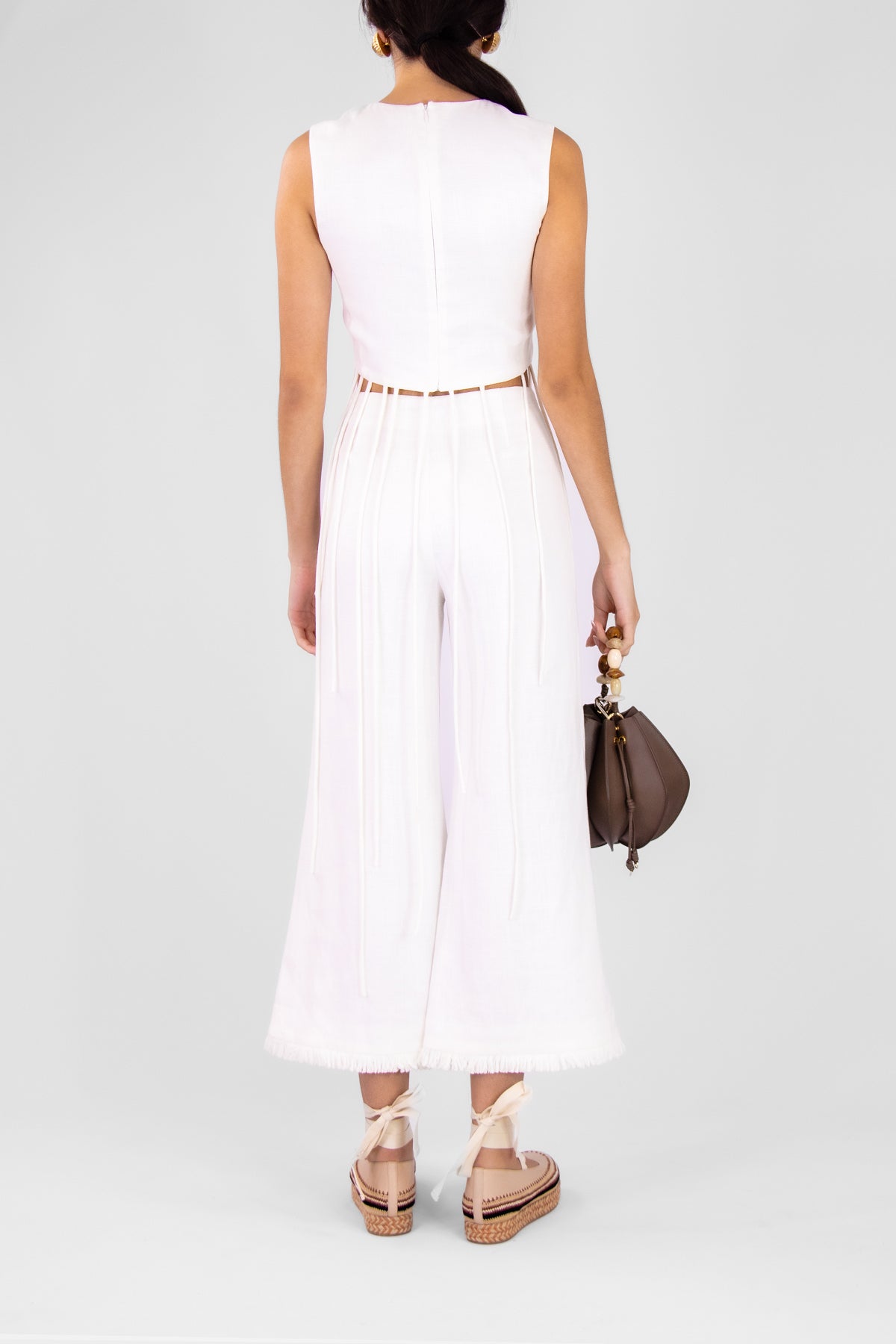 Nyle Pant in White - shop-olivia.com