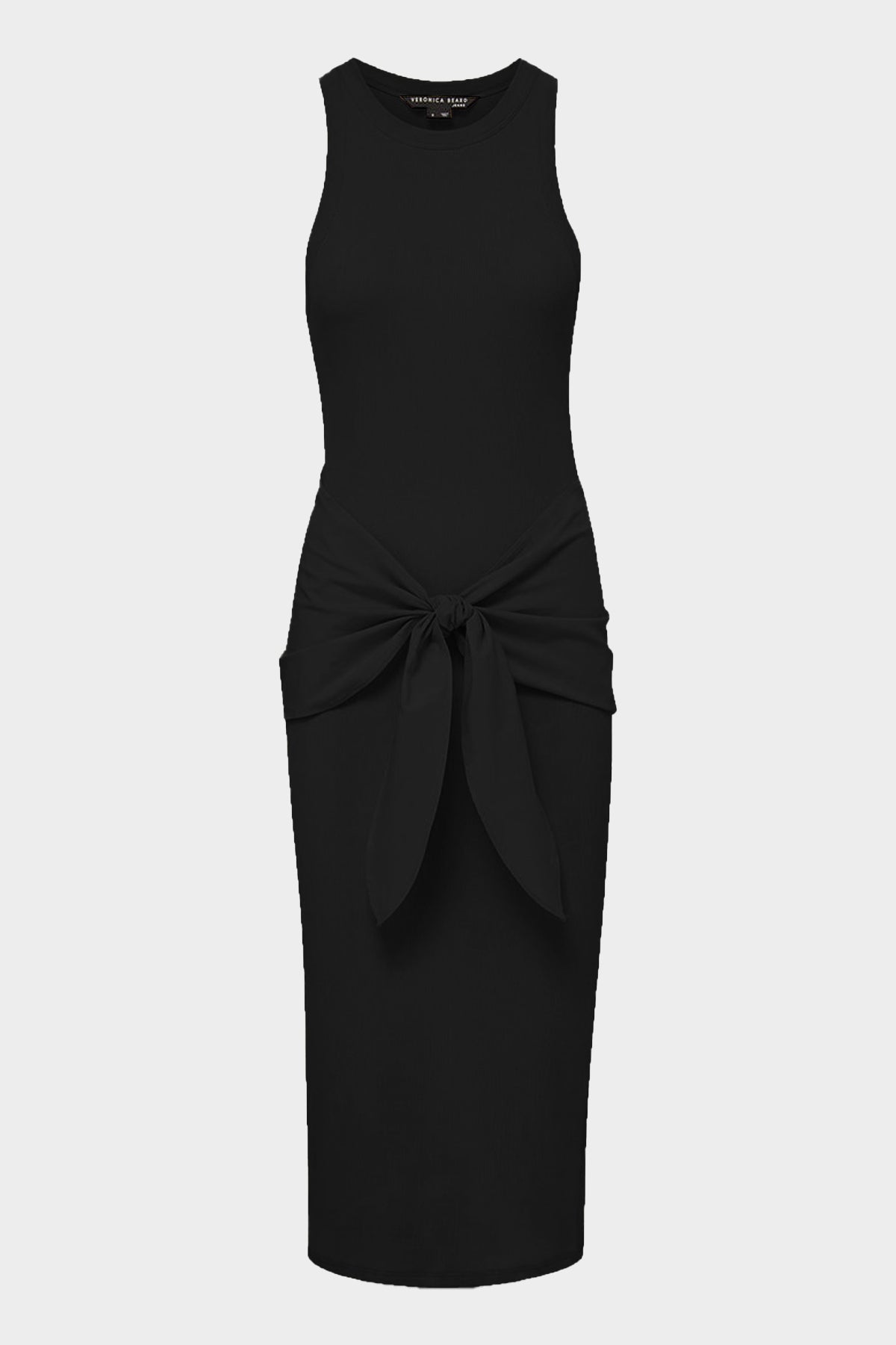 Odeon Ribbed Dress in Black - shop-olivia.com