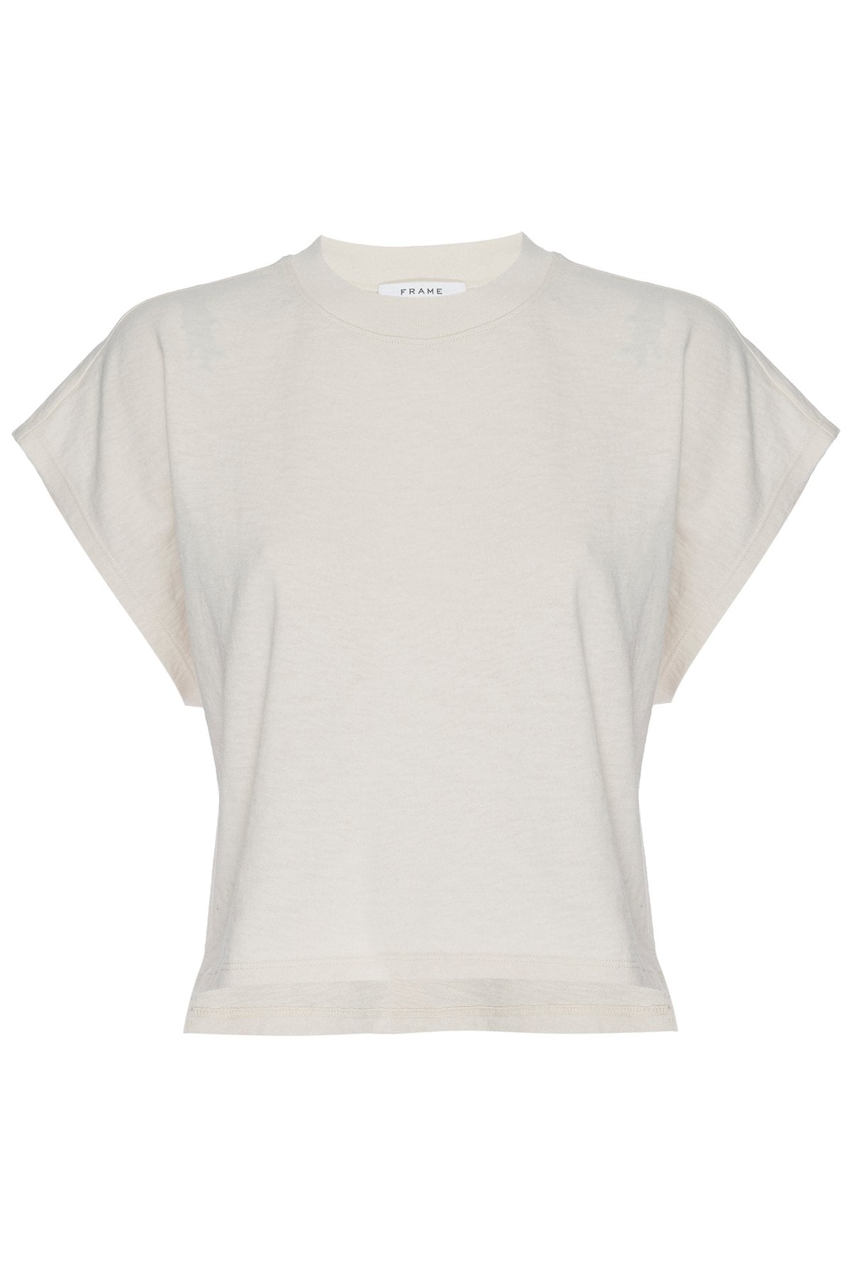 Off Duty Tee Top in Whisper White - shop-olivia.com