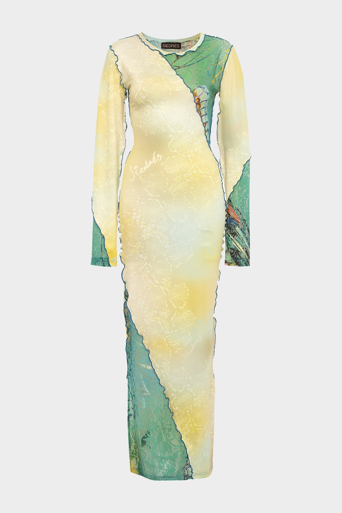 Parker Lace Panel Maxi Dress in Multi - shop-olivia.com