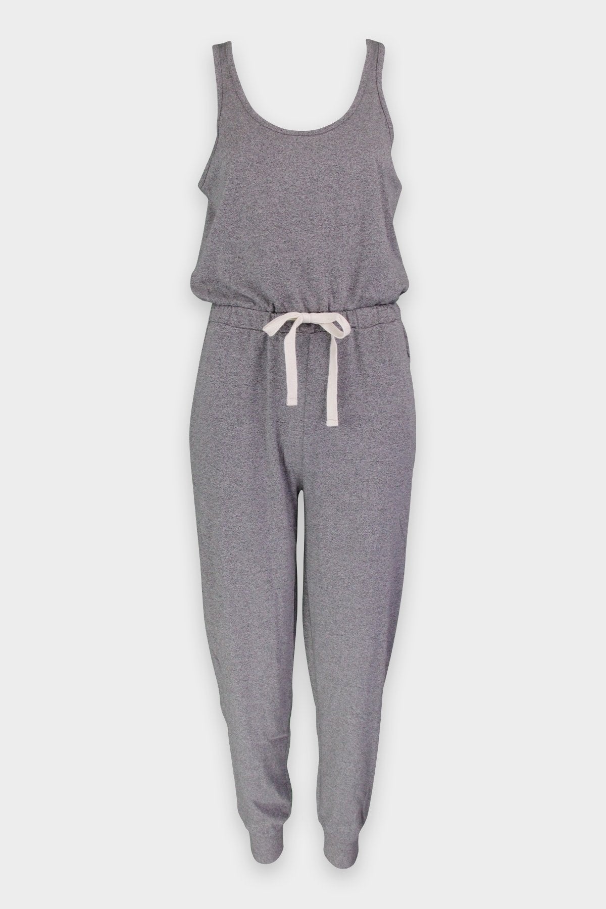 Perfect Lounge Jumpsuit in Heather Gray - shop-olivia.com