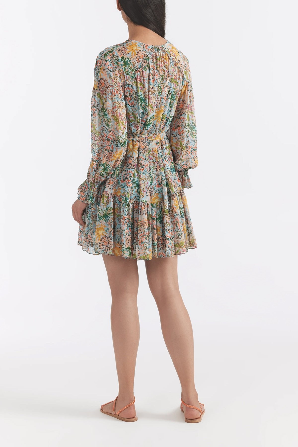 Pixie Dress In Orchard Sky - shop-olivia.com