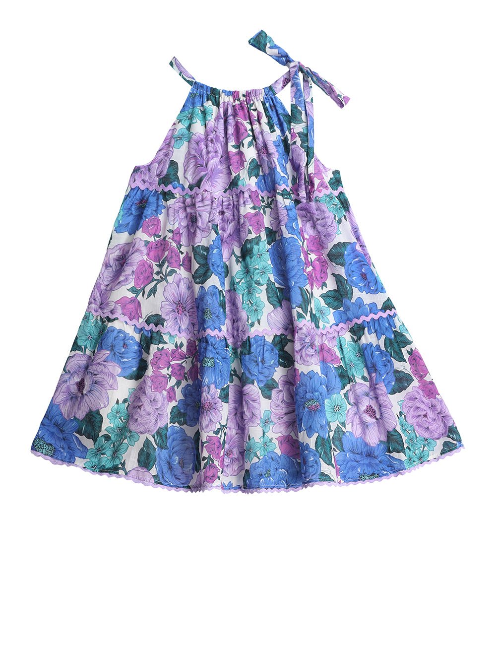 Poppy Halter Tie Dress Kids - shop-olivia.com
