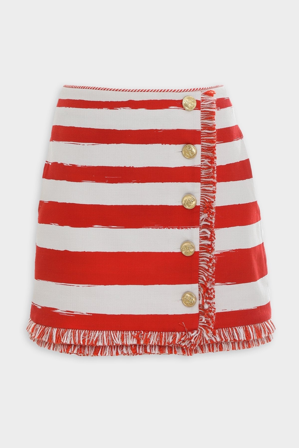 Postcard Striped Skirt in Stripe - shop-olivia.com