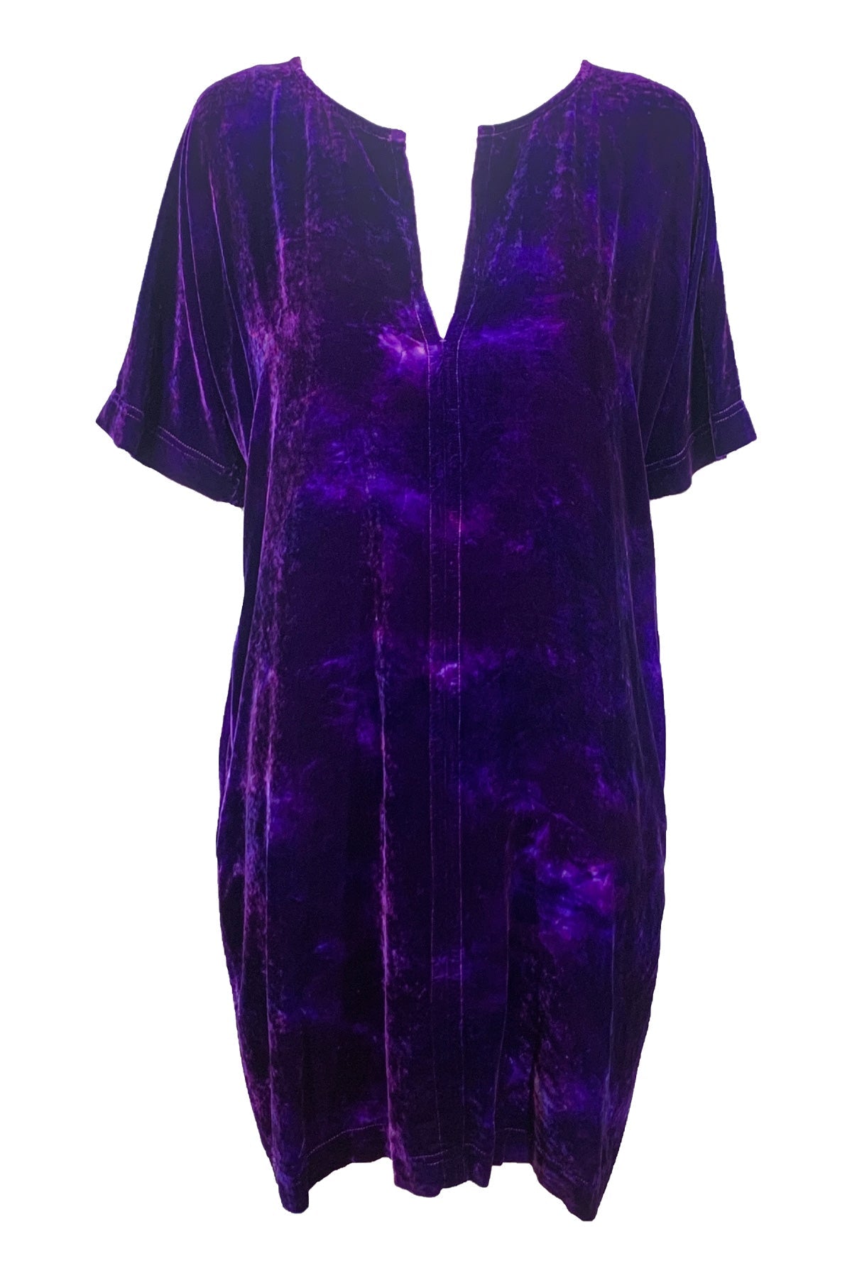 Purple Cloud Velvet High Tea Dress - shop-olivia.com