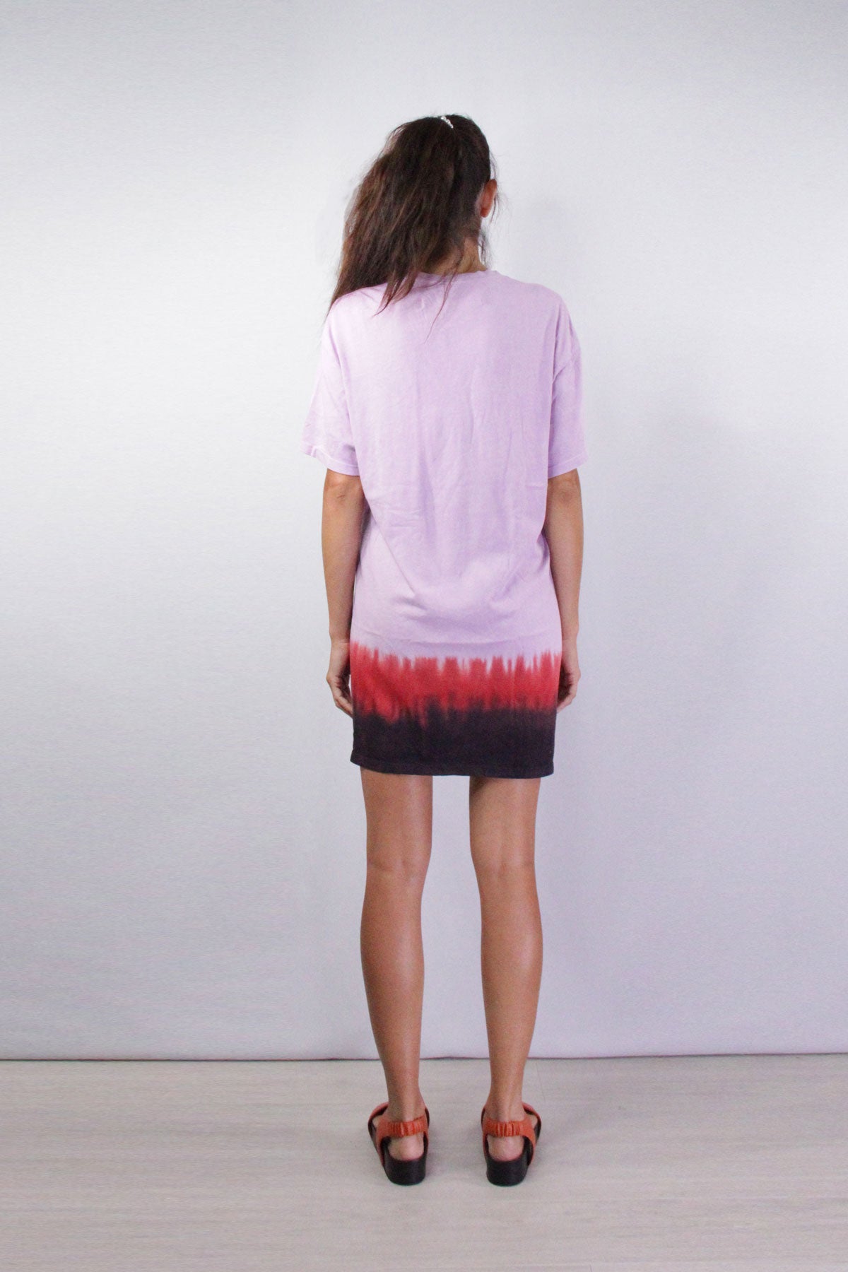 Purple Horizon Jersey T-Shirt Dress