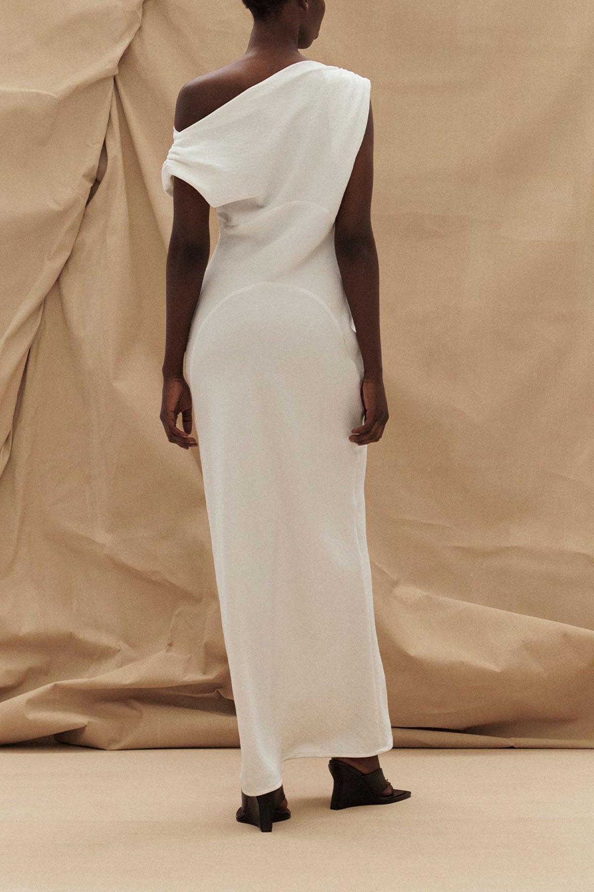 Raina Dress in White - shop-olivia.com