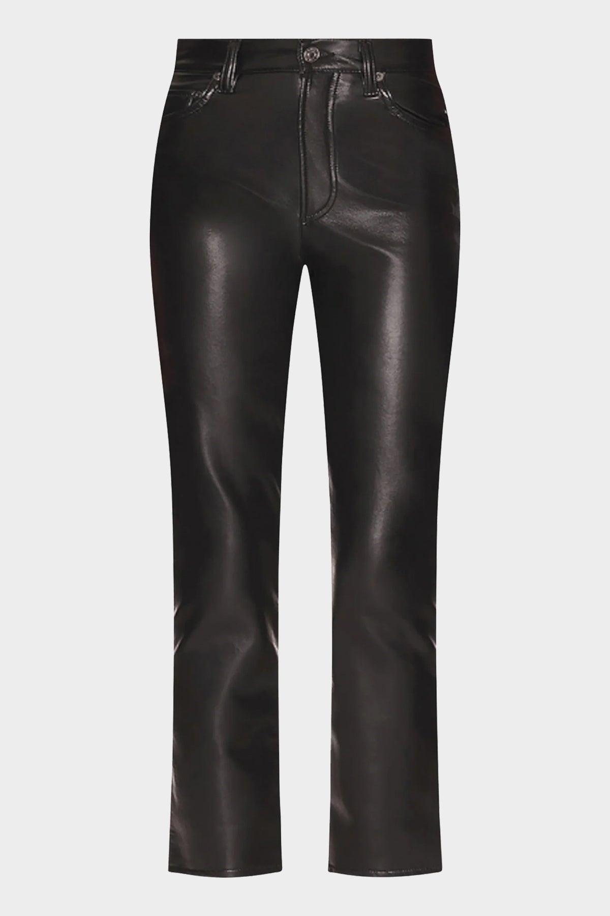 Recycled Leather Riley Long Jean in Detox - shop-olivia.com