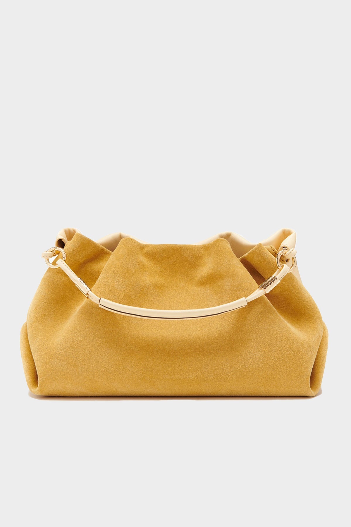 Remy Soft Convertible Clutch in Transparent Yellow - shop-olivia.com