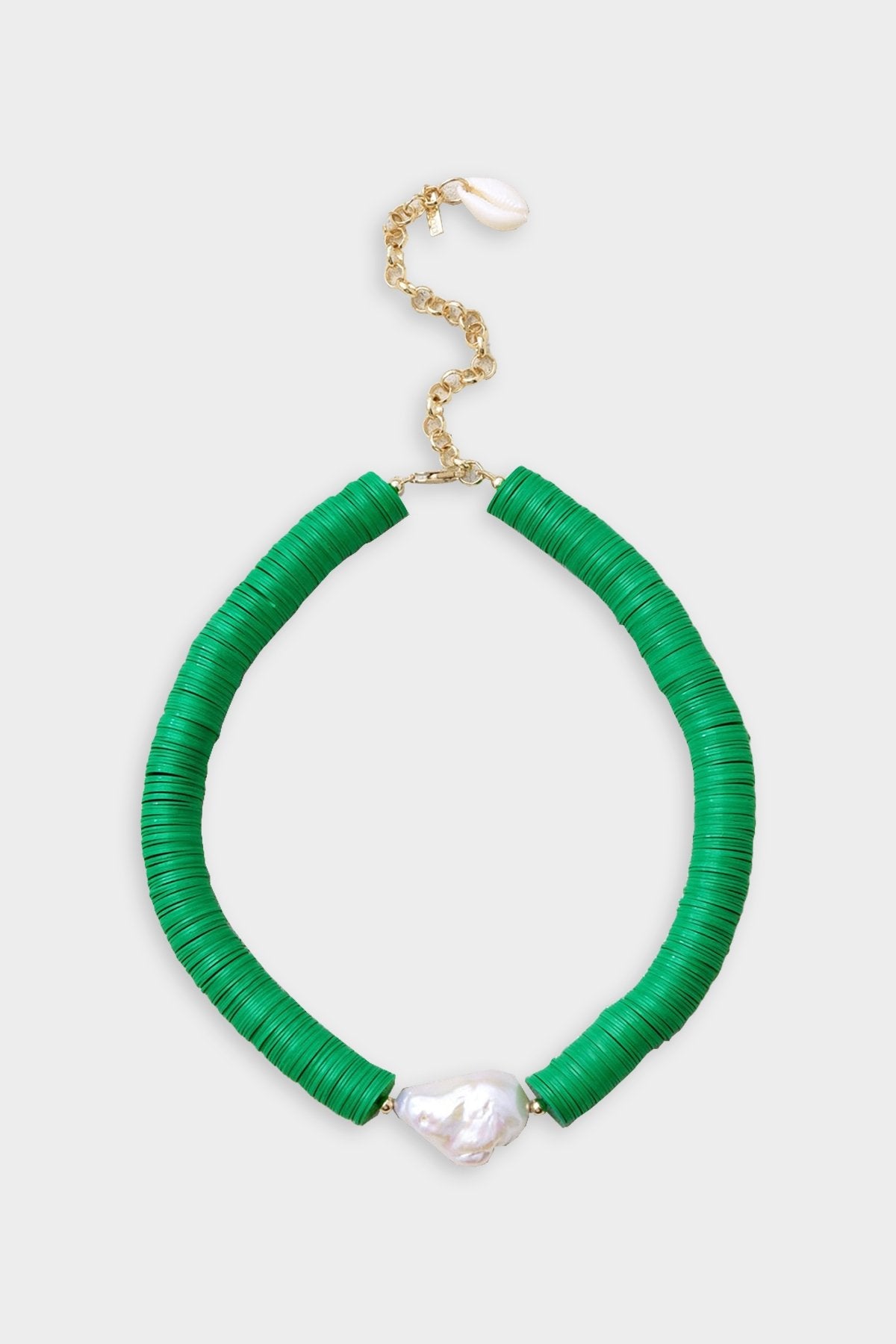 Rhye Necklace in Green - shop-olivia.com