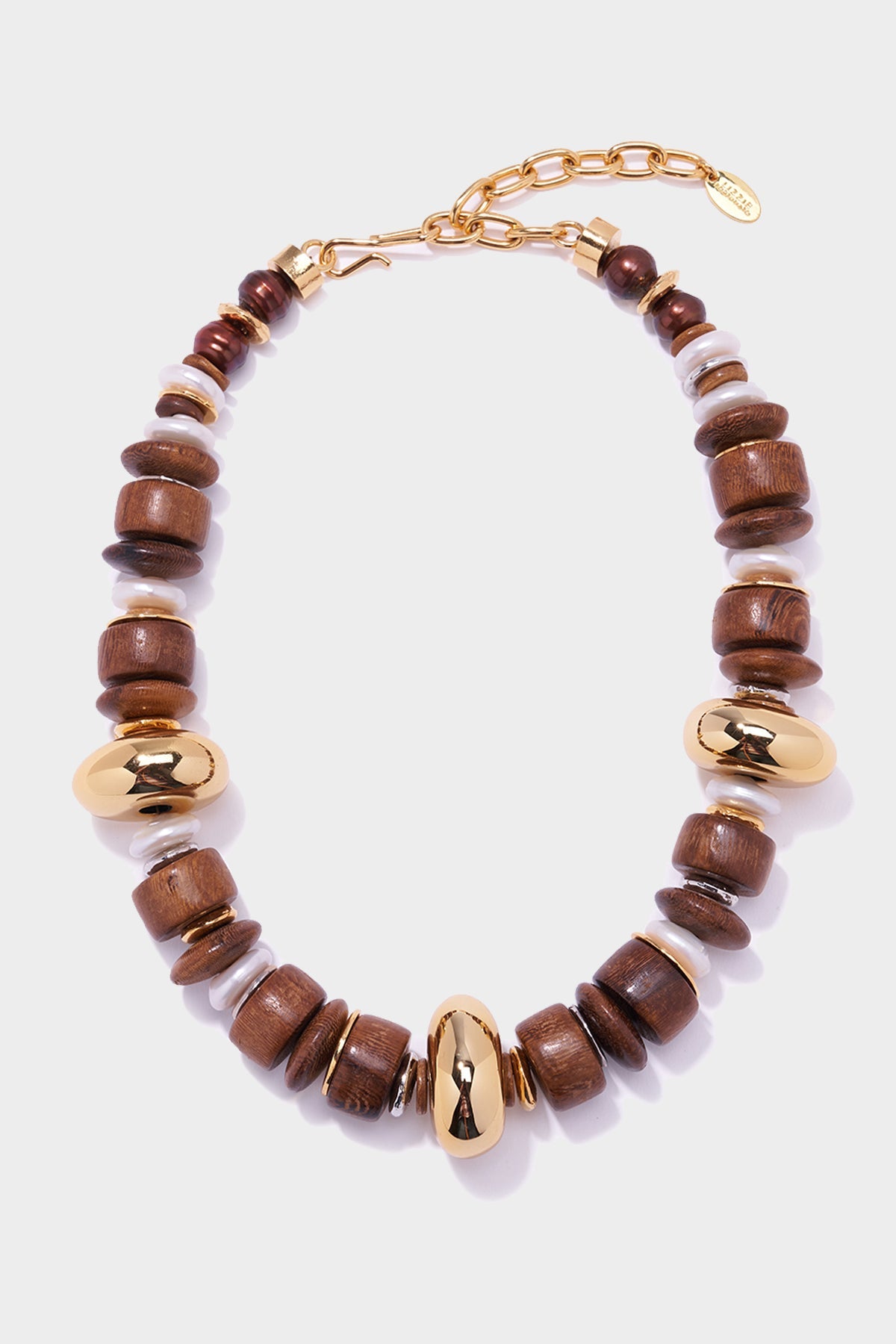 Robles Necklace in Brown - shop-olivia.com
