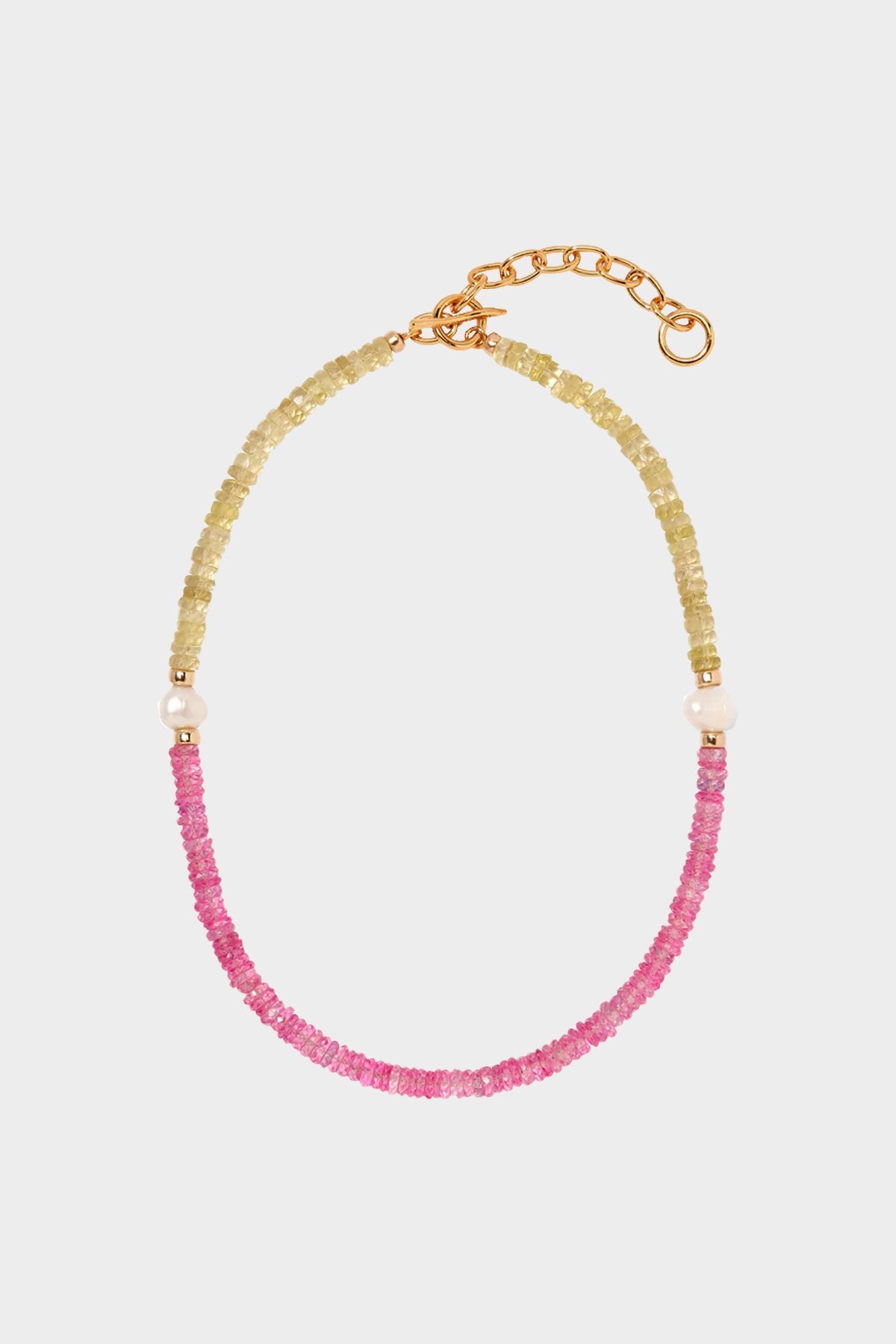 Rock Candy Necklace in Pink Lemonade - shop-olivia.com