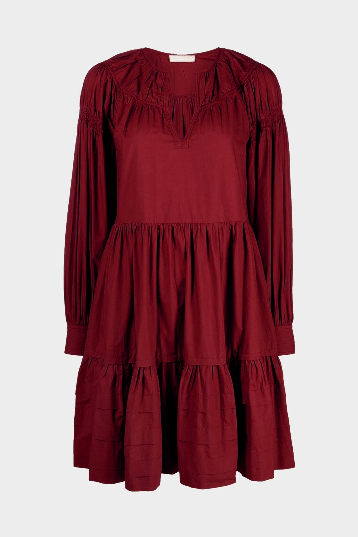 Rosa Dress in Bordeaux - shop-olivia.com