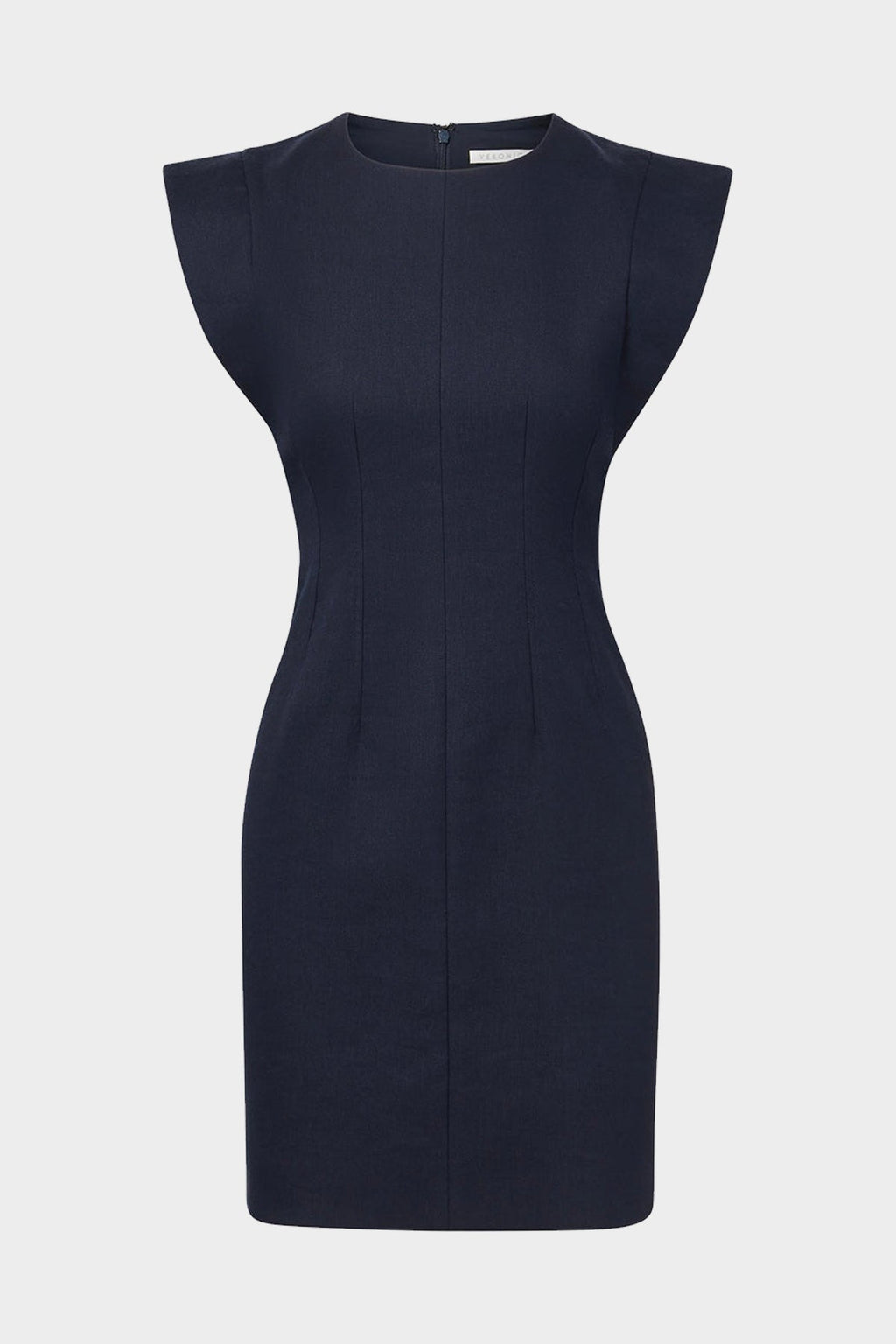 Rosedale Linen Dress in Navy
