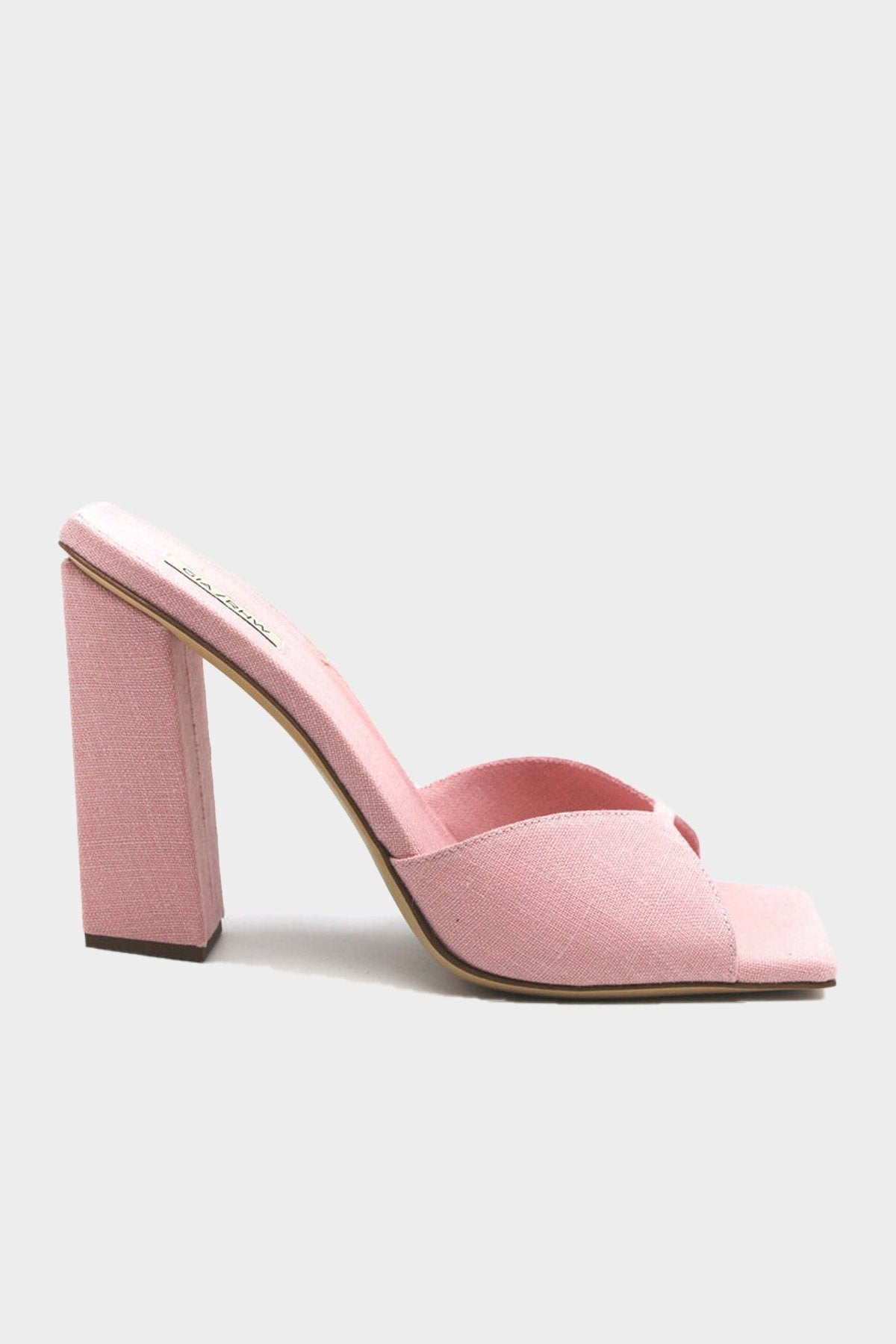 Rosie Square Toe Sandals in Pink - shop-olivia.com
