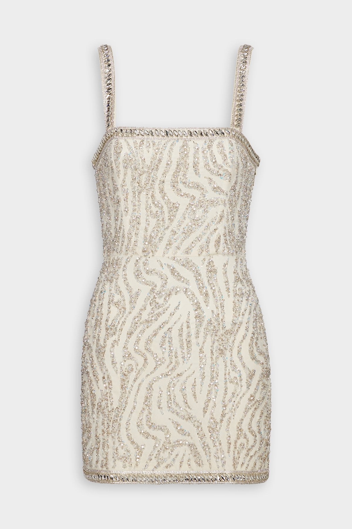 Santorini Dress in White Tiger Stripe - shop-olivia.com