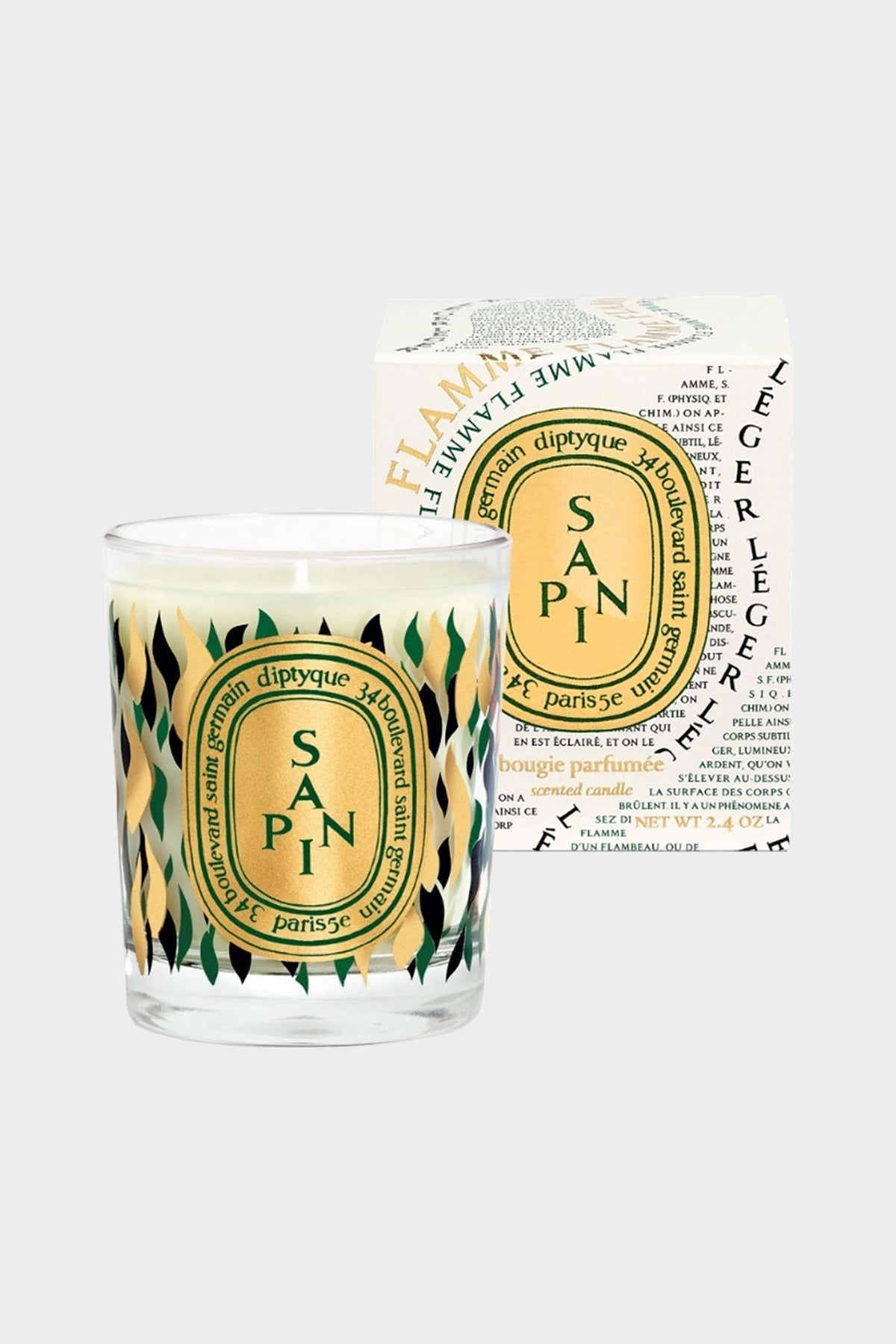 Sapin (Pine Tree) Mini Candle 70g - Holiday Edition 2023 - shop-olivia.com