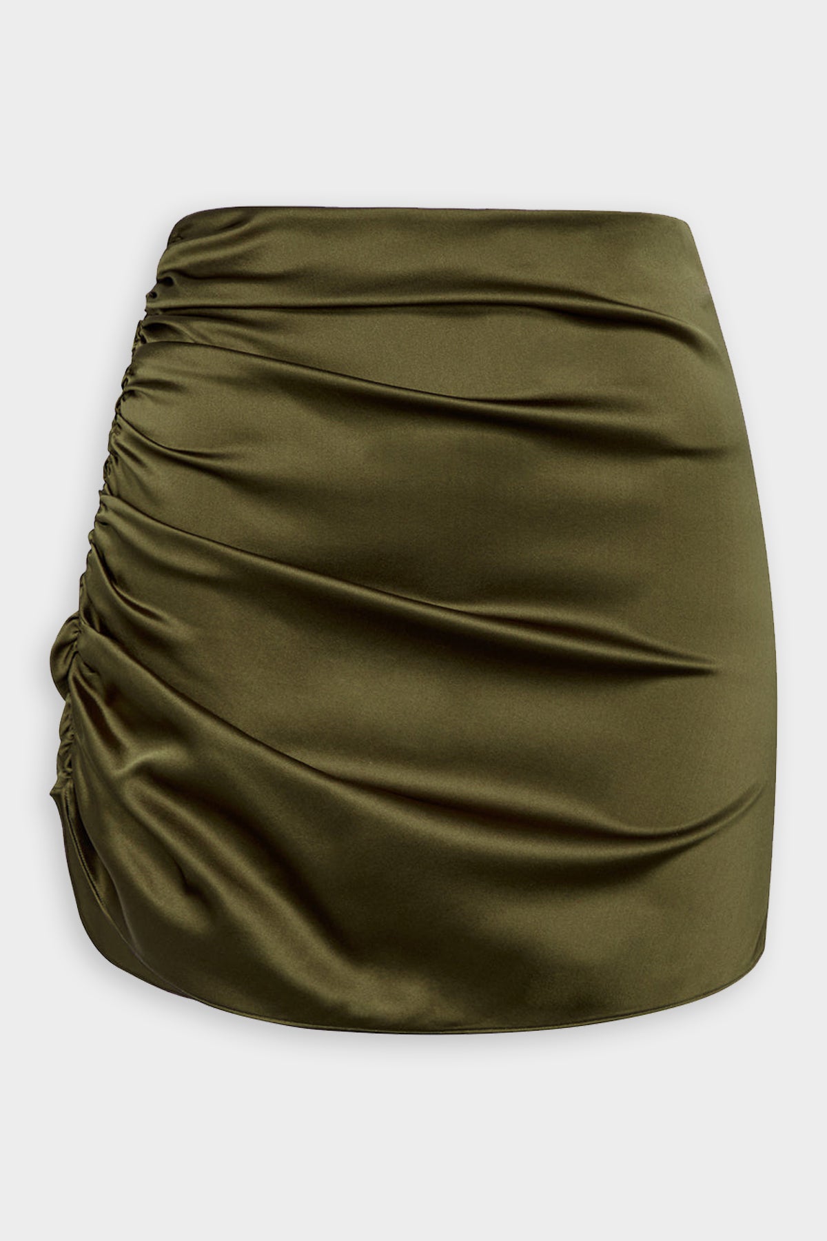 Sapo Mini Silk Skirt in Fort Greene - shop-olivia.com