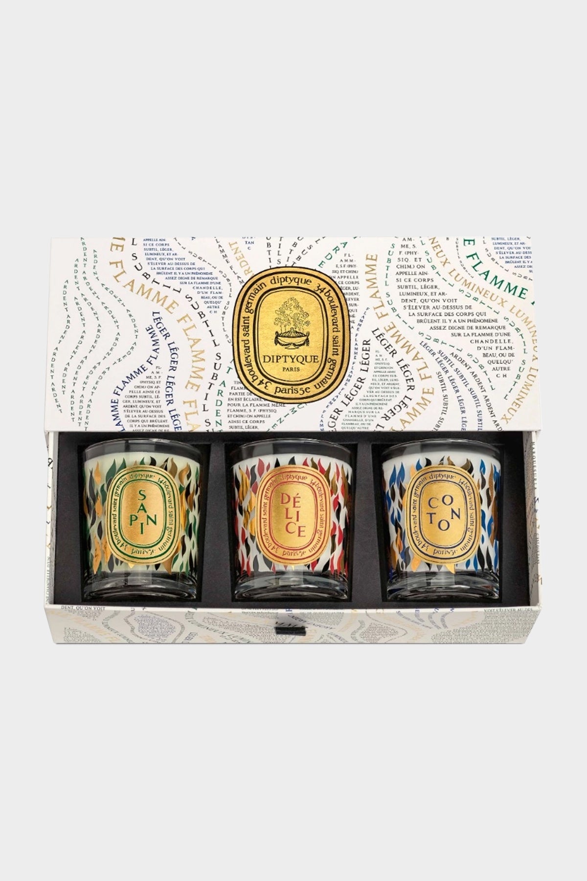 Set of 3 Holiday Scented Candles 70g - Holiday Edition 2023 - shop-olivia.com