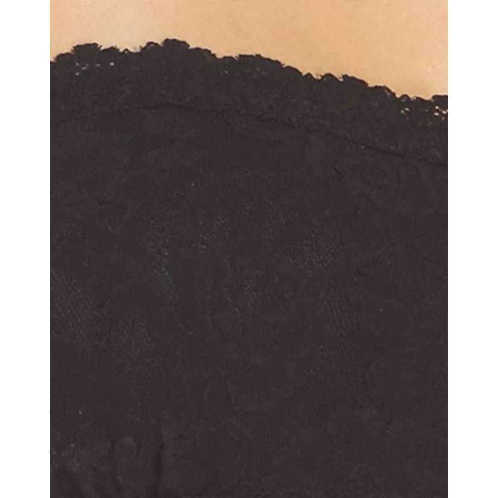 Signature Lace Bandeau Black - shop-olivia.com