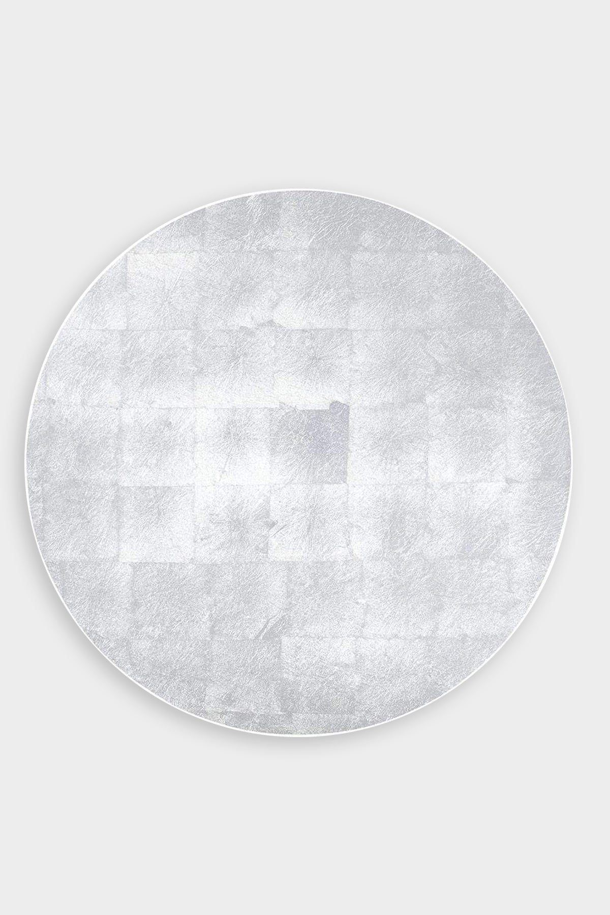 Silver Round Lacquer Placemat - shop-olivia.com