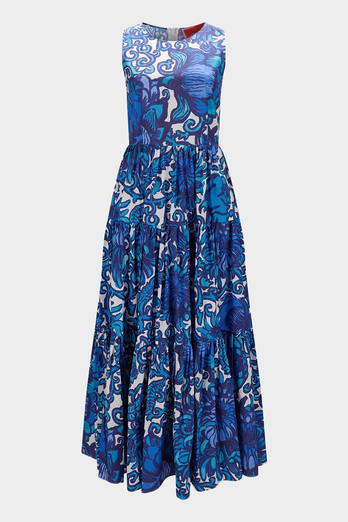 Sleeveless Big Dress in Anemone - shop-olivia.com