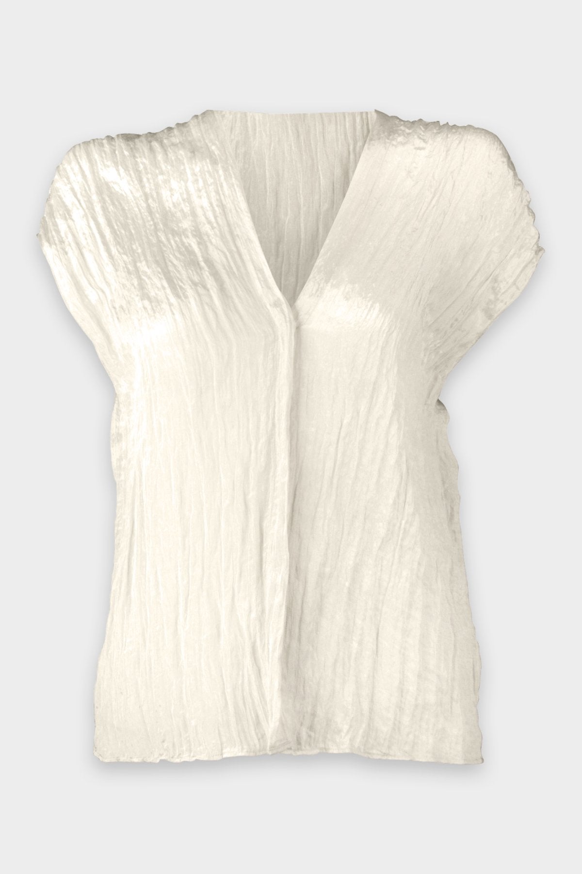 Sleeveless V Neck Popover in Pampas - shop-olivia.com