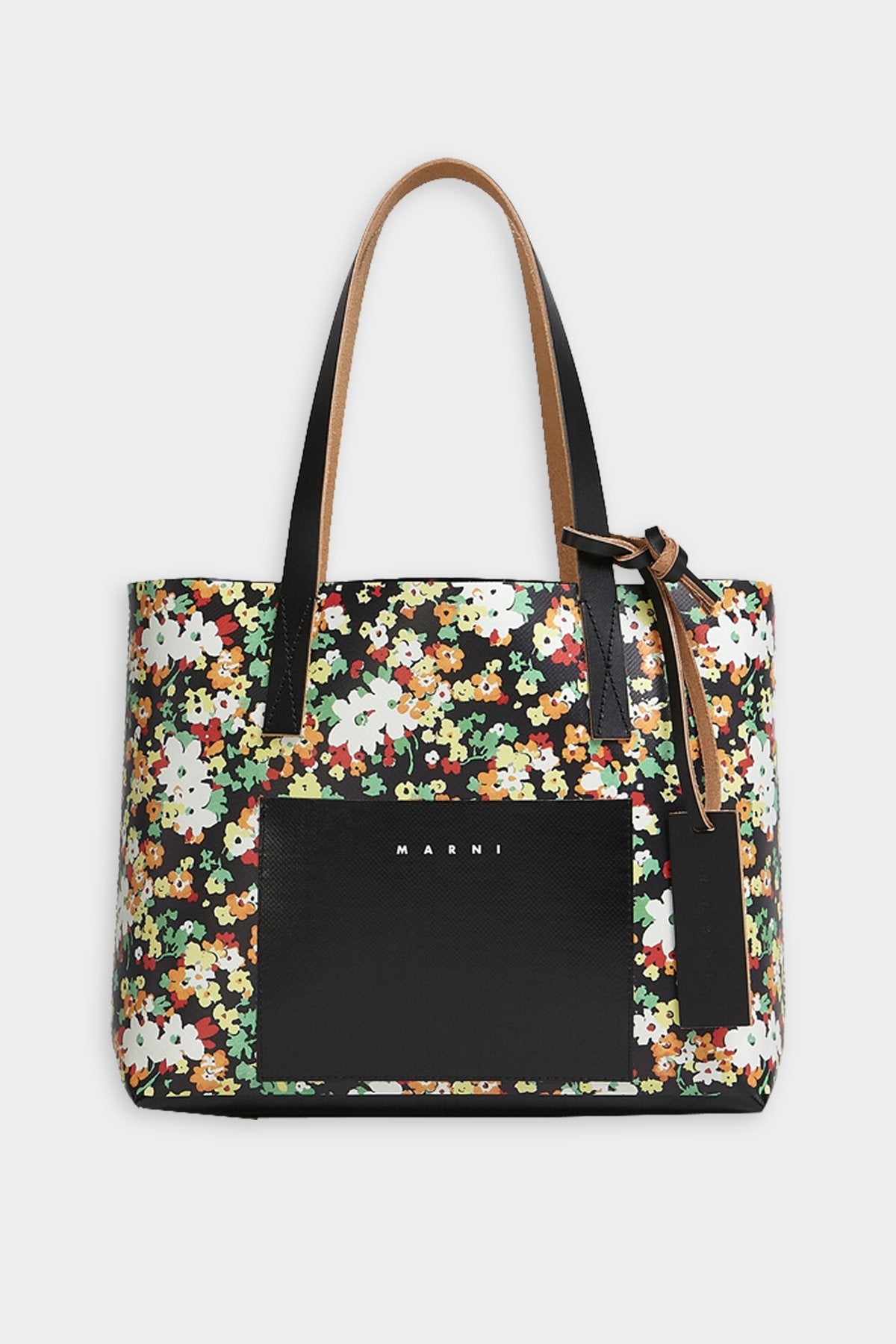 Small East West Tote Bag in Floral Print - shop-olivia.com