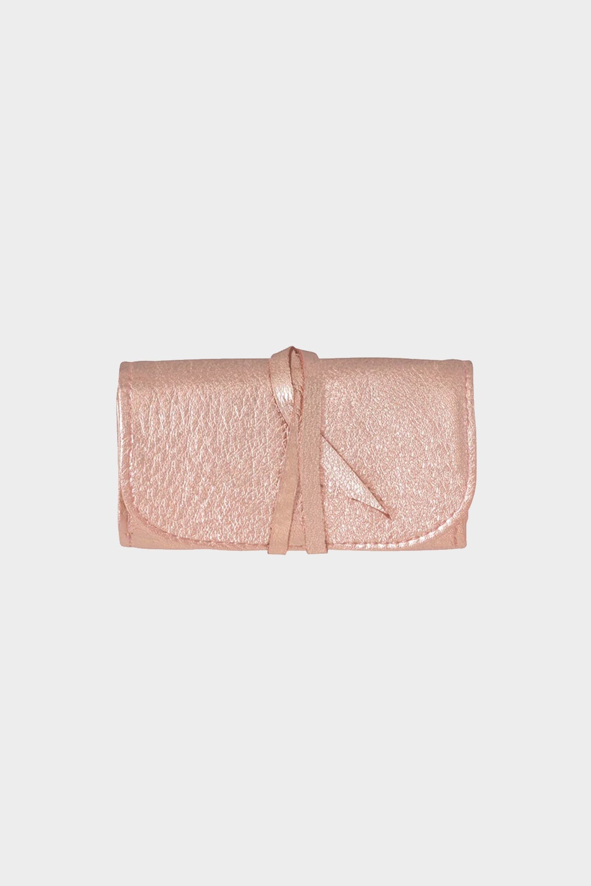 Small Jewelry Roll in Rose Gold - shop-olivia.com
