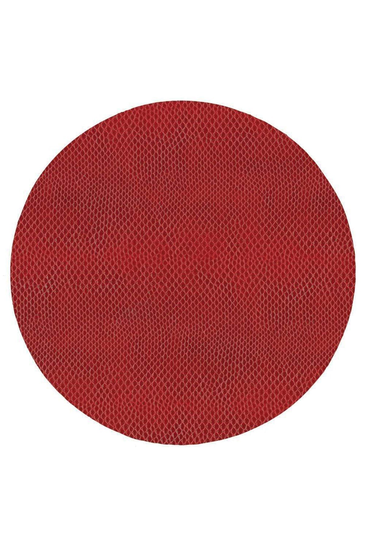 Snakeskin Felt-Backed Placemat in Crimson - shop-olivia.com